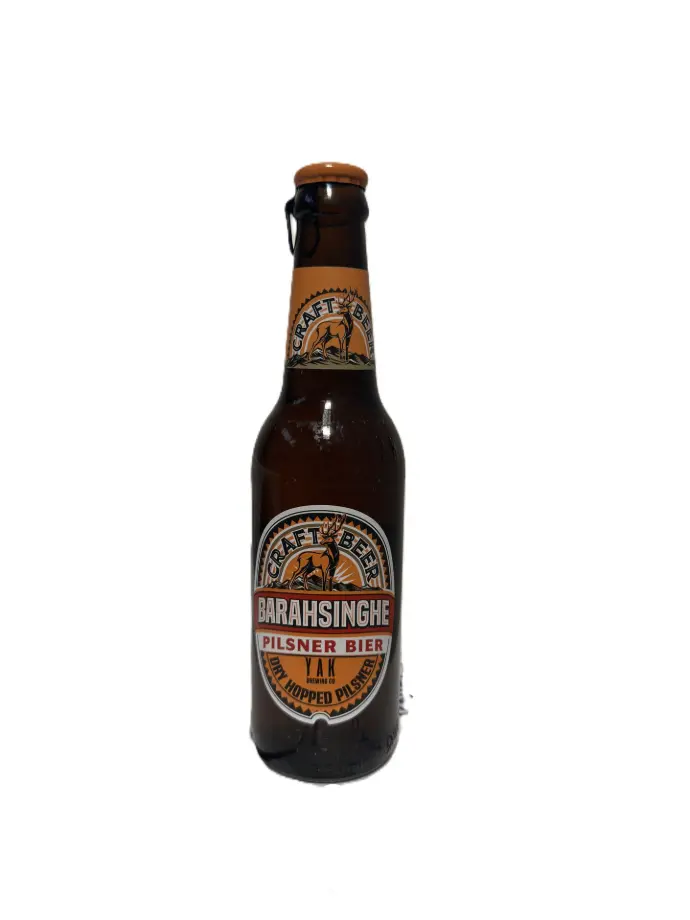 BARAHSINGHE PILSNER ,330ml ,5%ABV 12 PLATO