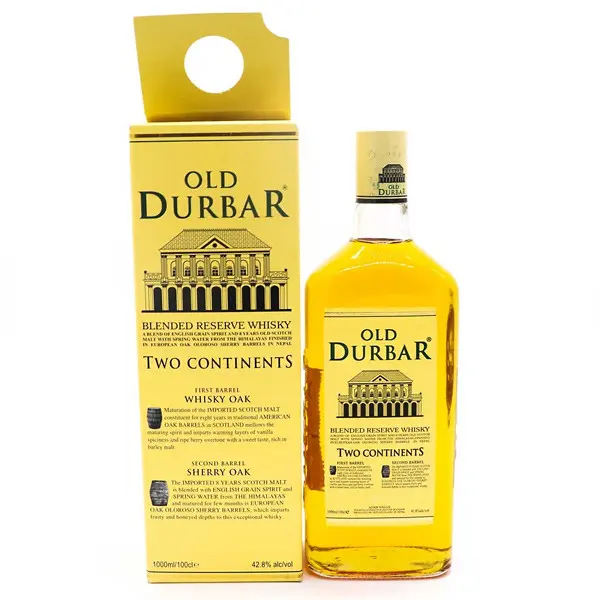 OLD DURBAR RESERVE TWO CONTINENTS 100CL, 42.8%ALC